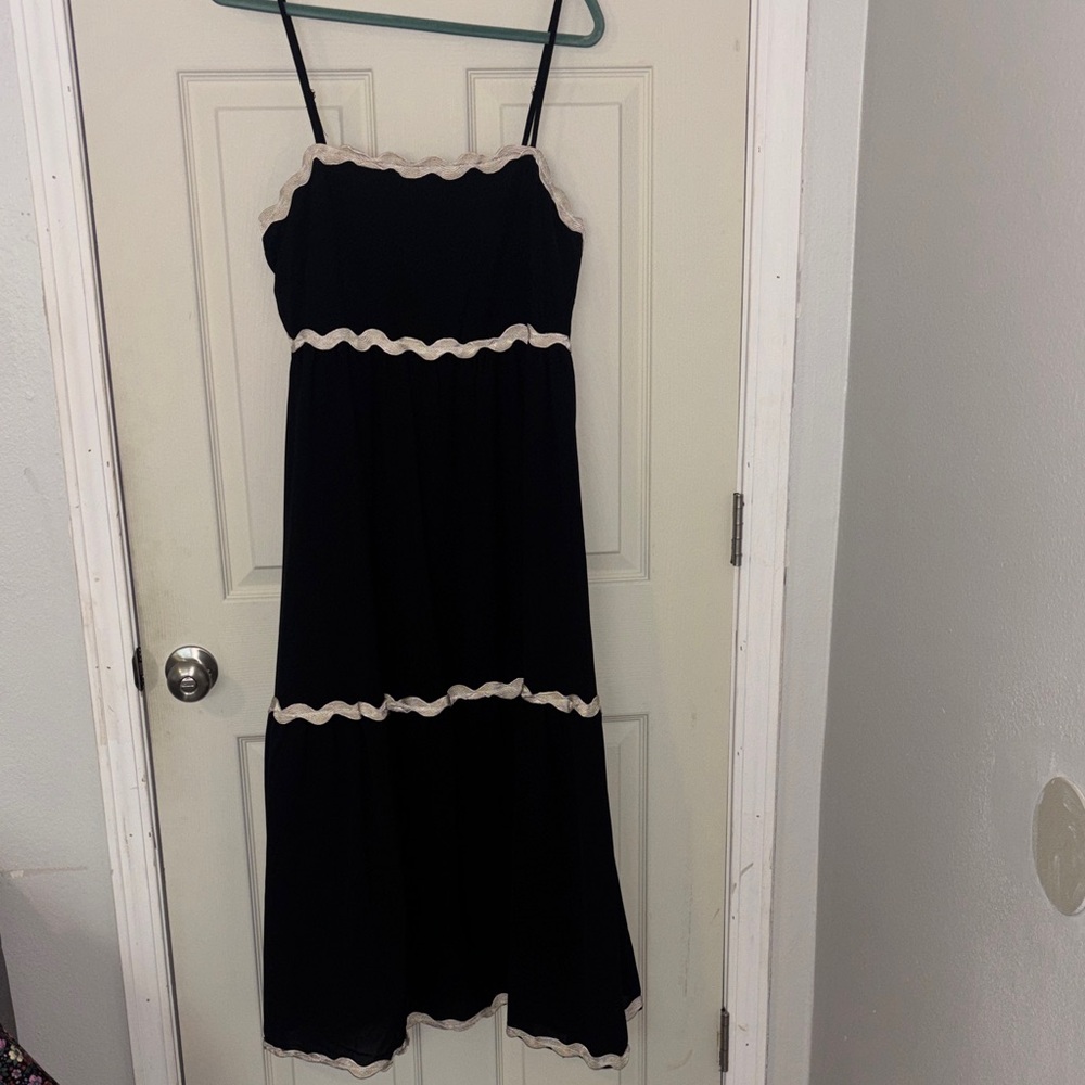 NWT black XL midi dress